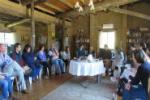 Durante la reunión por el Fondo de Iniciativas Barriales (FIB)