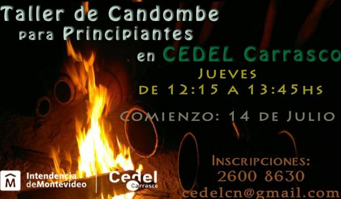 Taller de candombe gratuito en Cedel Carrasco