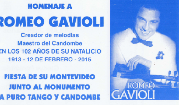 Homenaje al músico Romeo Gavioli