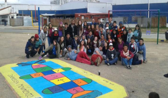 Jóvenes voluntarios